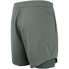 Bermuda Masculina ASICS Malha 2 em 1 Elástico Logo - Foto 2