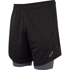 Bermuda Masculina ASICS Malha 2 em 1 Elástico Logo - Foto 8