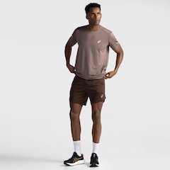 Bermuda Masculina ASICS Malha 2 em 1 Elástico Logo - Foto 3