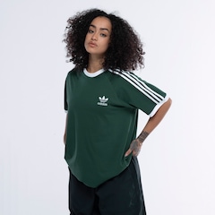 Camiseta adidas Manga Curta 3 Stripes - Foto 4