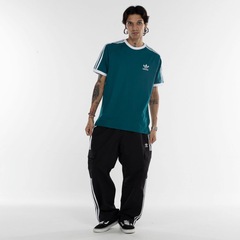 Camiseta adidas Originals Manga Curta 3 Stripes - Foto 2