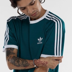 Camiseta adidas Originals Manga Curta 3 Stripes - Foto 6