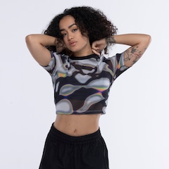 Blusa Cropped adidas Mesh BBT Pride - Foto 3