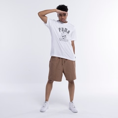 Camiseta Puma Manga Curta Graphics Super Tee - Foto 1