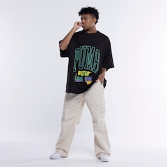 Camiseta Puma Manga Curta Getting Crafty Gender Neutral - Foto 1