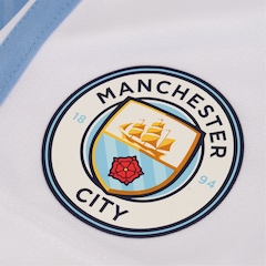 Kit de Uniforme do Manchester City Braziline Infantil Mini Craque Camiseta + Calção - Foto 8