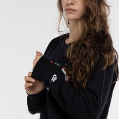 Blusa de Moletom Nike Club BB Crew - Foto 6