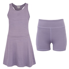 Vestido Racket Jacquard com Bermuda ASICS Adulto - Foto 6