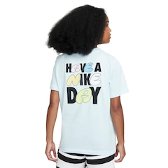 Camiseta Infantil Nike Manga Curta Sportswear Swooshy - Foto 2