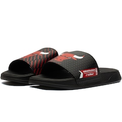 Chinelo Rider Chicago Bulls NBA Jam II Slide Adulto + Meia Cano Alto - Foto 4