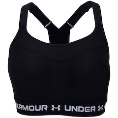 Top Fitness com Bojo Under Armour Alta Sustentação High Crossback Adulto - Foto 1