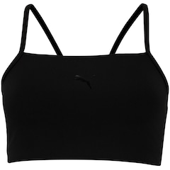 Top Fitness sem Bojo Puma Baixa Sustentação Favorite Low Impact BRA Adulto - Foto 1