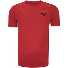 Camiseta Masculina Puma Manga Curta Active Small Logo Tee - Foto 1