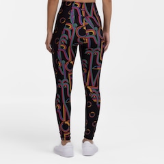 Calça Legging Feminina Farm Recorte Logotucano Cós Médio Média Compressão - Foto 3
