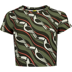 Blusa Cropped Farm Vivo Tucano Gráfico Feminina - Foto 4