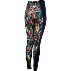 Calça Legging Feminina Farm Recorte Voo Pássaros Cós Médio Média Compressão - Foto 5