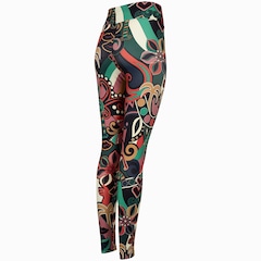 Calça Farm Legging Floresta de Cor Cós Médio Média Compressão Feminina - Foto 2