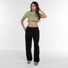 Blusa Cropped Vans Night Bloom Crew II - Feminino - Foto 1