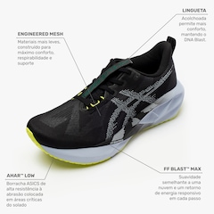 Tênis ASICS Novablast 5 Masculino - Foto 2