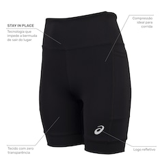 Bermuda ASICS Run Science 5 Bolsos Feminina - Foto 2