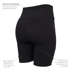 Bermuda ASICS Run Science 5 Bolsos Feminina - Foto 3