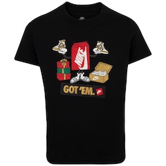 Camiseta Juvenil Nike Manga Curta Sportswear Boxy Got - Foto 1