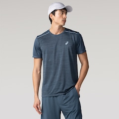 Camiseta Masculina ASICS Manga Curta Mesh Respirável Antiodor - Foto 1