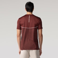 Camiseta Masculina ASICS Manga Curta Mesh Respirável Antiodor - Foto 2