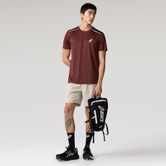 Camiseta Masculina ASICS Manga Curta Mesh Respirável Antiodor - Foto 3