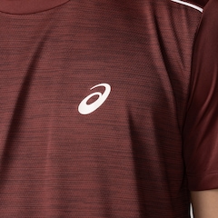 Camiseta Masculina ASICS Manga Curta Mesh Respirável Antiodor - Foto 4