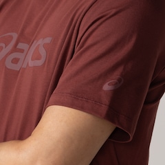 Camiseta Masculina ASICS Manga Curta Algodão Misto - Foto 4