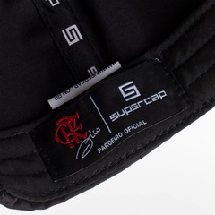 Boné do Flamengo Aba Curva Supercap Zico Snapback Listras Sub Frente e Símbolo Adulto - Foto 9