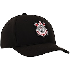 Boné Aba Curva do Corinthians Supercap Patch Bordado Strapback Adulto - Foto 6