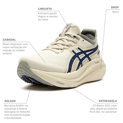 Tênis ASICS GEL-Nimbus 27 ATC Feminino - Foto 2