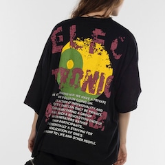 Camiseta Piet Manga Curta Electronic Mantra Supersize - Foto 6