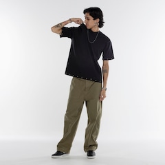 Camiseta Piet Manga Curta Studed Sun Faded Tee - Foto 1