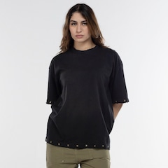 Camiseta Piet Manga Curta Studed Sun Faded Tee - Foto 3