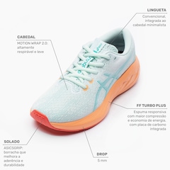 Tênis Infantil ASICS Novablast 5 GS - Foto 2