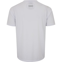Camiseta Masculina ASICS Manga Curta Emblema Racket UV 50 Antiodor - Foto 2