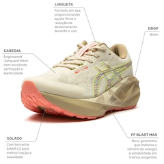 Tênis ASICS Novablast 5 TR Feminino - Foto 2