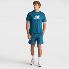 Camiseta Masculina New Balance Manga Curta Essentials - Foto 3