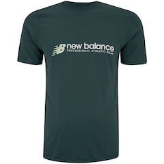 Camiseta Masculina New Balance Manga Curta Professional Athletics - Foto 1