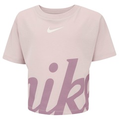 Camiseta Infantil Nike Manga Curta Cozy Graphic - Foto 1