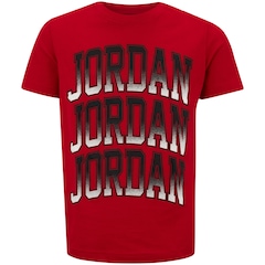 Camiseta Infantil Nike Jordan Manga Curta 3K - Foto 1