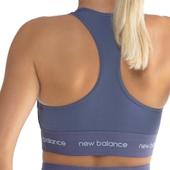 Top Fitness com Bojo Removível New Balance Média Sustentação Sport Essentials Active - Foto 4