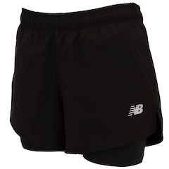 Short Feminino New Balance Sport Essentials 2 IN 1 - Video 1
