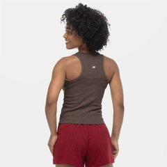 Camiseta Regata Feminina New Balance Canelada Small Logo - Foto 3