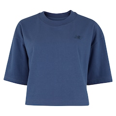 Blusa Cropped Feminina New Balance Small Logo - Foto 1