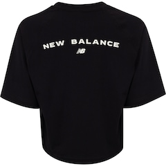 Blusa Cropped Feminina New Balance Manga Curta 95 Graphic - Foto 2