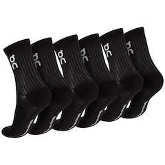 Kit de Meias Cano Longo On Running Logo Sock High 3 Pares - Foto 2